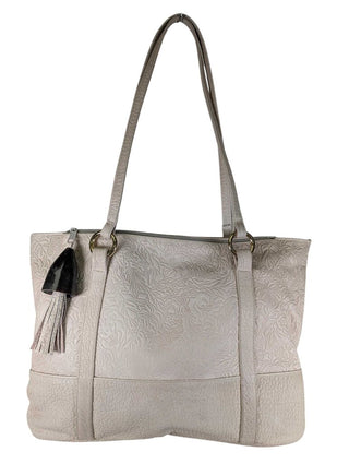 Tooled Leather Tote