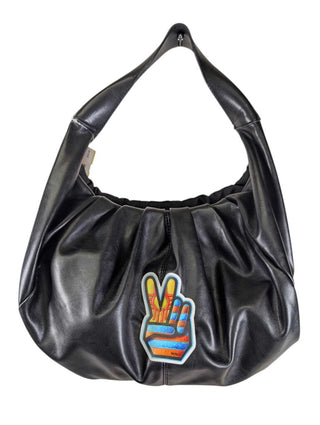 Faux Leather Shoulder Bag