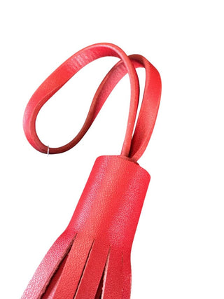 Leather purse tassle