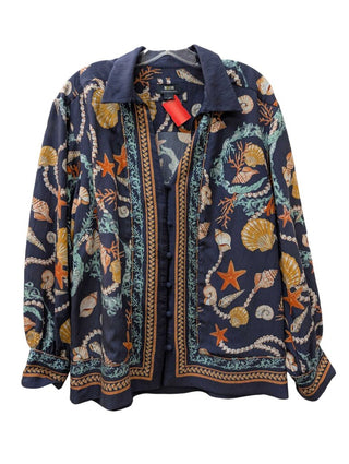 Seashell Print Button Down