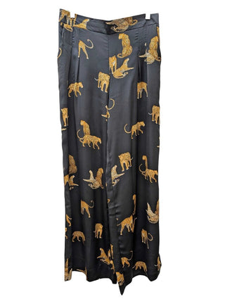 Leopard Satin Wide Legged