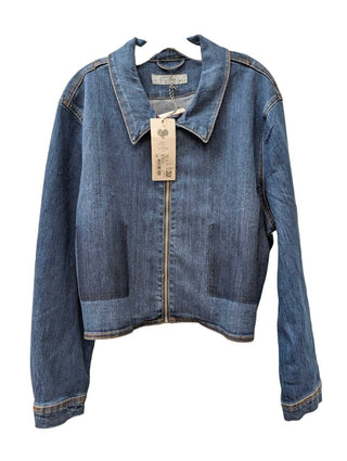 NWT Denim Zip