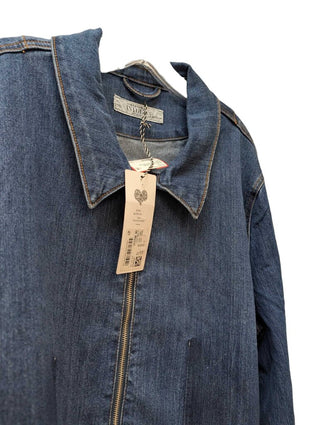 NWT Denim Zip