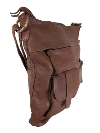Leather Messenger Crossbody