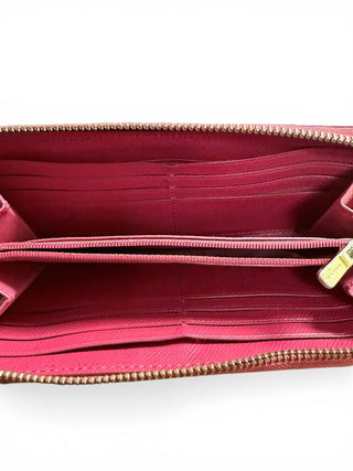 Leather Zip Around