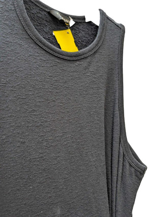 Sleeveless Knot Front Jersey T-Shirt Dress