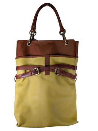 Bucket Bag Large Leather Two Tone