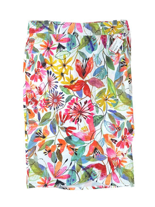 Knee Length Pencil Skirt Flower Print