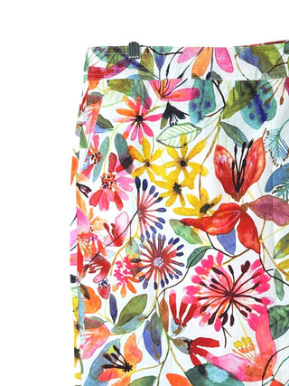 Knee Length Pencil Skirt Flower Print