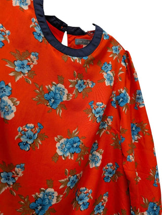 Floral Quarter Length Sleeve
