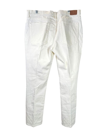 Patchwork Cropped Boyfriend Jeans