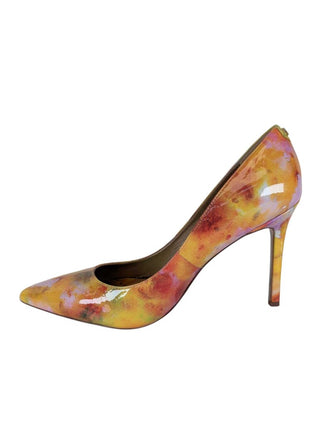 Pointed Toe Heel Color Wash Abstract