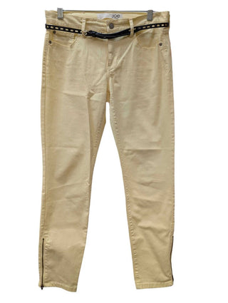 Slim Straight Leg Ankle Zip w/ Belt