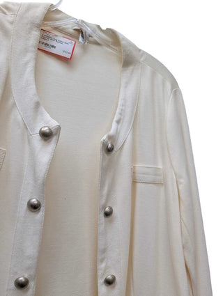 Long Sleeve Open Front w/ Silver Buttons