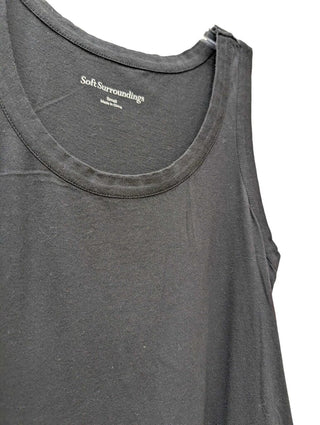 Sleeveless A Line Tee Shirt Maxi