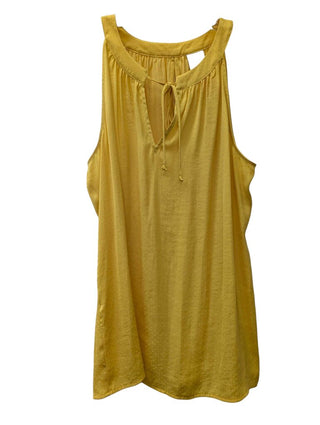 Halter Style Tie Front Tiny Polka Dots