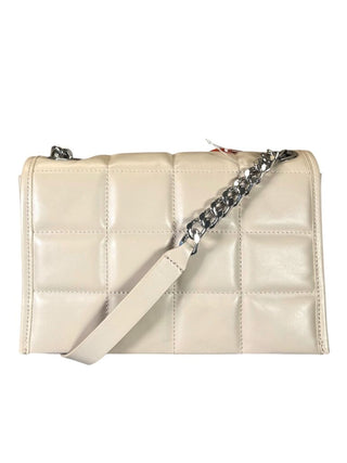 NWT Quilted leather w/chain detail shoulder bag