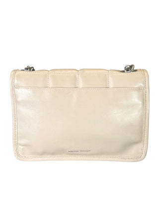 NWT Quilted leather w/chain detail shoulder bag