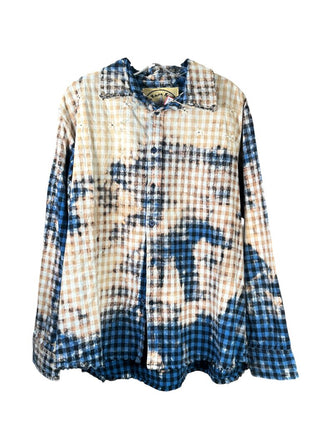 NWT Long Sleeve Plaid Button Up Hand Made