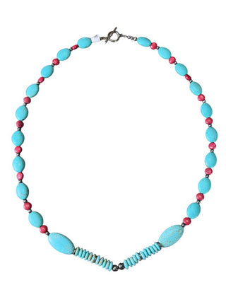 Faux Turquoise Necklace