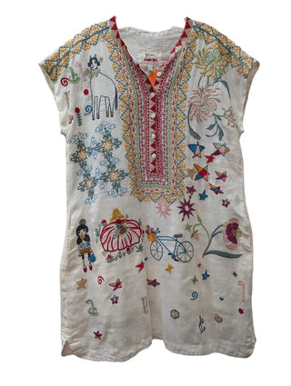 Embroidered Midi