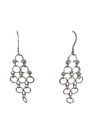 Sterling Link Dangle Earrings