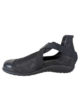 Rakua Shoe Nubuck Leather Elastic Straps