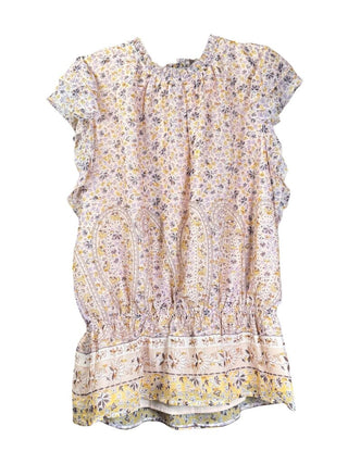 Print Short Sleeve Blouse