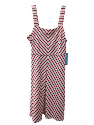 NWT Sleeveless Diagonal Striped Dress