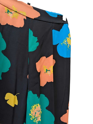 Straight Leg Flower Print Pants