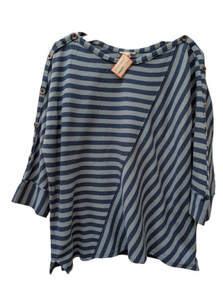 Long Sleeve Thermal Style w/ Stripes