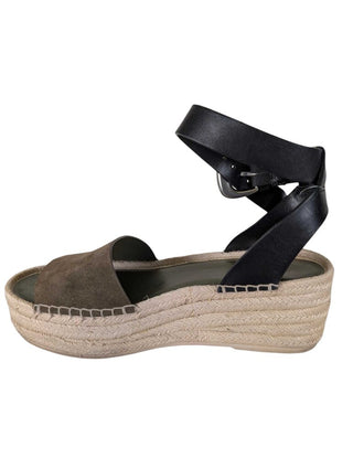 Suede Platform Sandals