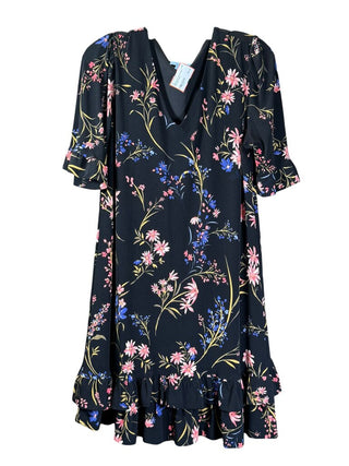 Pull on floral v neck