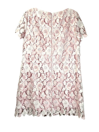 Lace lined back zip