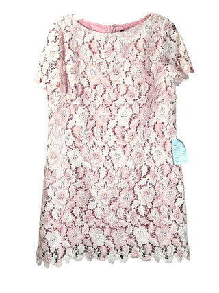 Lace lined back zip