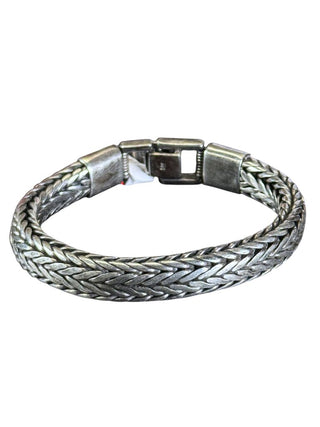 85.61gms Sterling Woven Bracelet