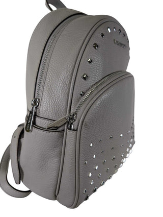 Abbey Medium Studded Pebble Leather Backpack