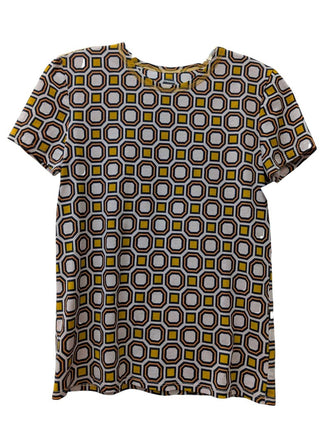 NWOT Short Sleeve Tee Geometric Pattern 100% Cotton