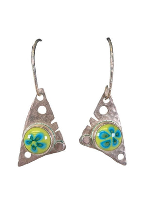 Sterling Flower Earrings