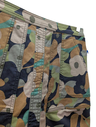 Above Knee "Camo Flower" Cargo Skirt
