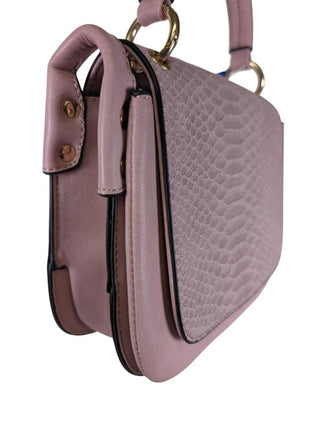 Faux Leather Top Handle