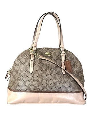 Leather Cora Dome Satchel