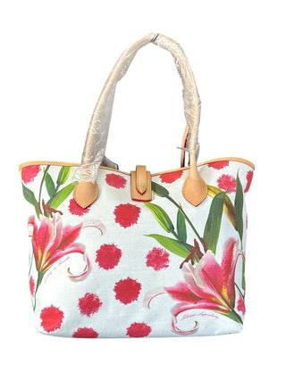NWT Canvas Floral Tote
