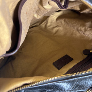 Faux Leather Shoulder Bag