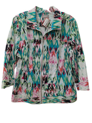 Aztec Print Zip Front