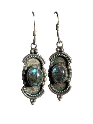 Sterling Labradorite Earrings