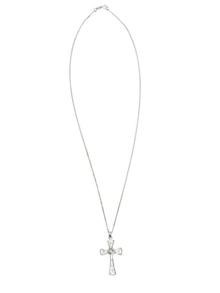 Sterling Cross Pendant Necklace