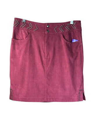 Suede Mini Skirt