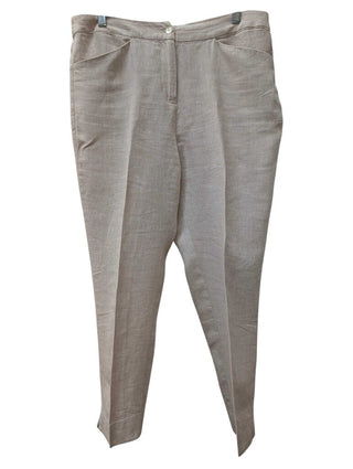 Straight Leg Crop 100% Linen