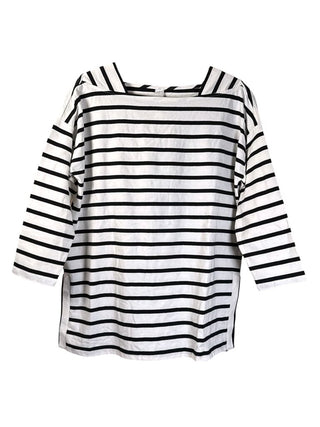 Striped 3/4 sleeve